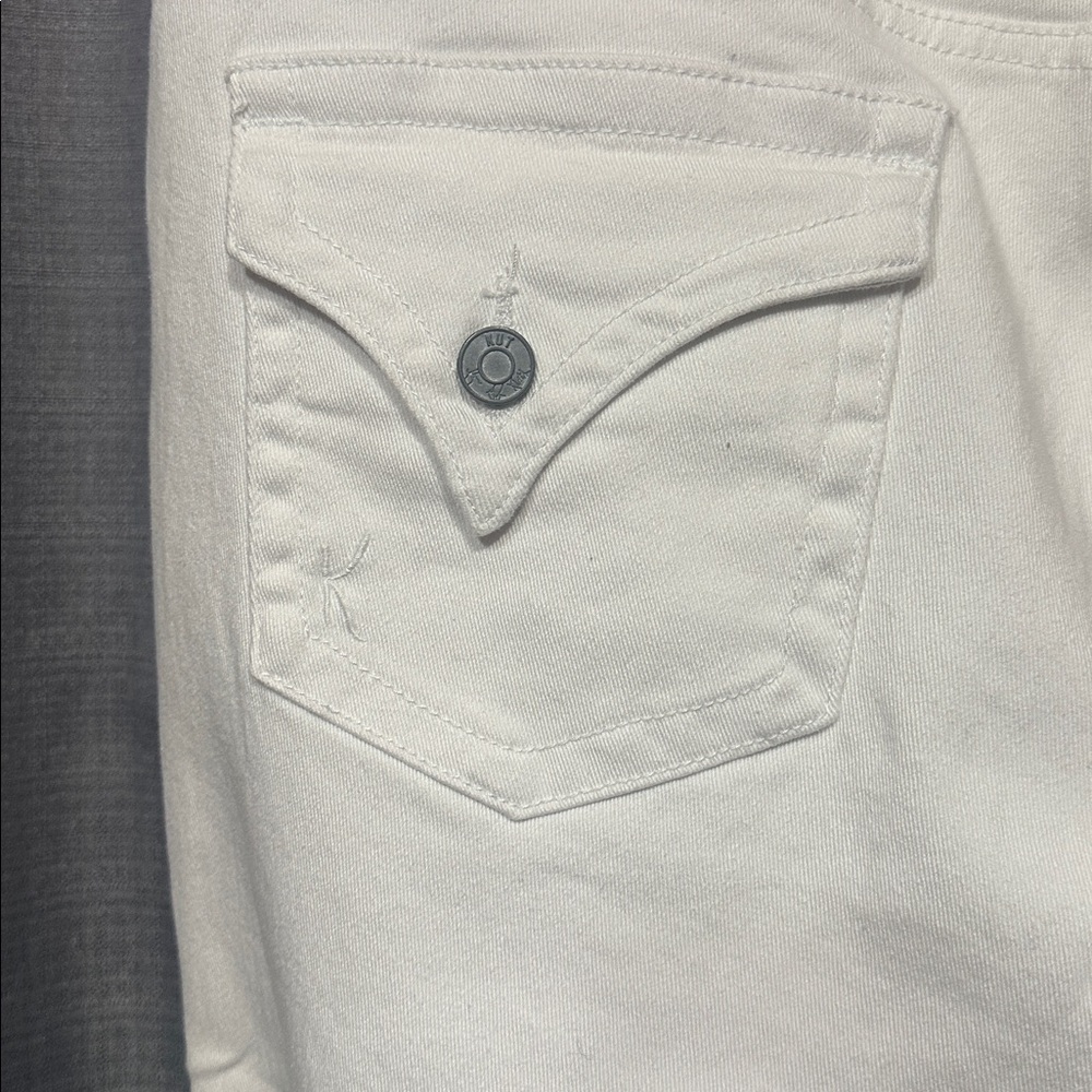 KUT From The Kloth White Cropped Jeans - Picture 2 of 8